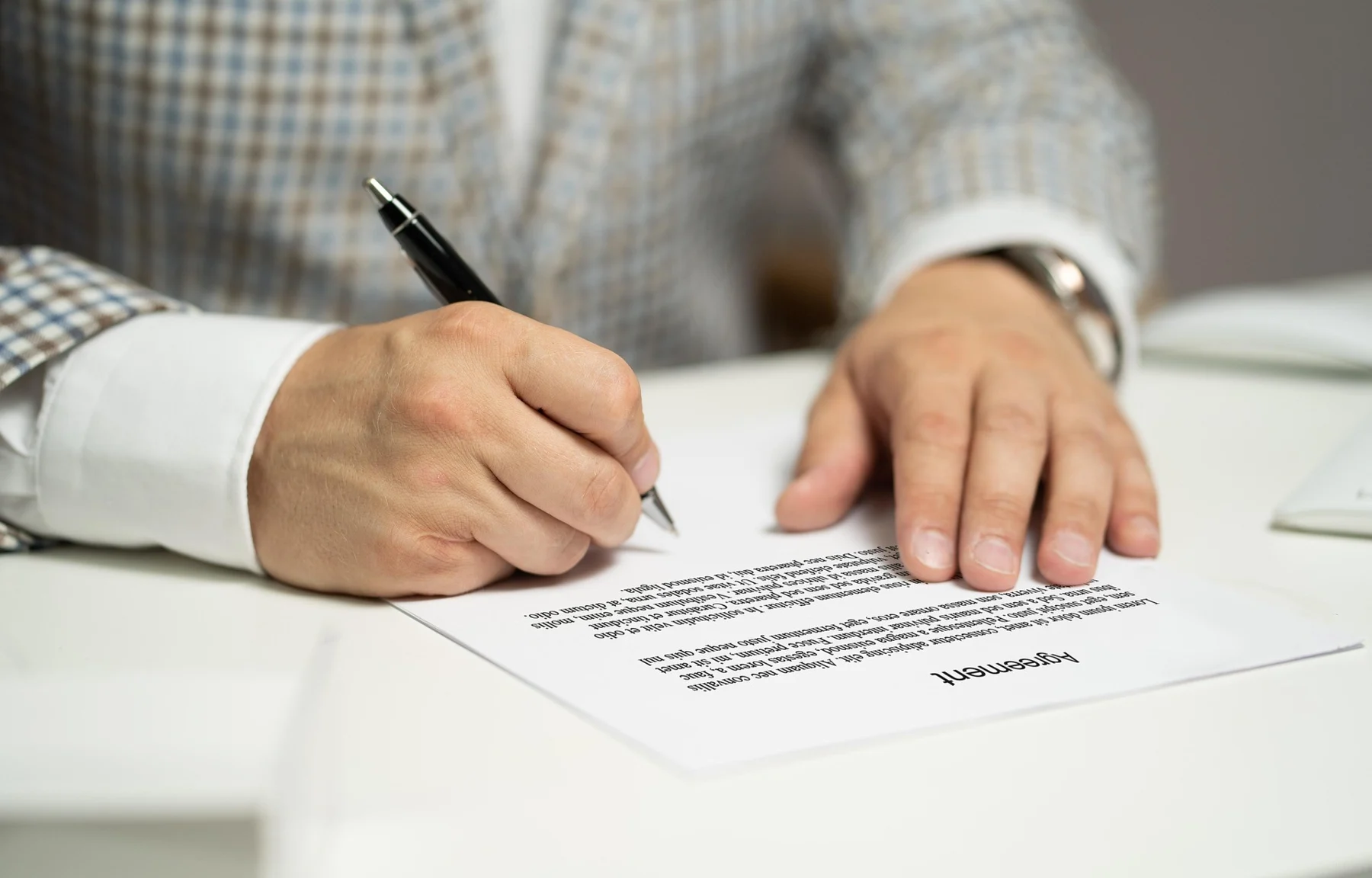 Do you legally have to sign a mandate?